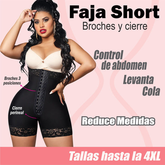 Faja Short con broches 3 pocisiones