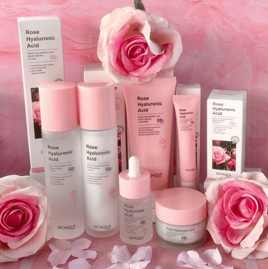 Kit X6 Rutina de Rosas con Ácido Hialurónico