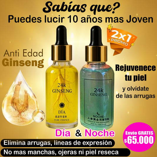 Tratamiento anti edad ginseng